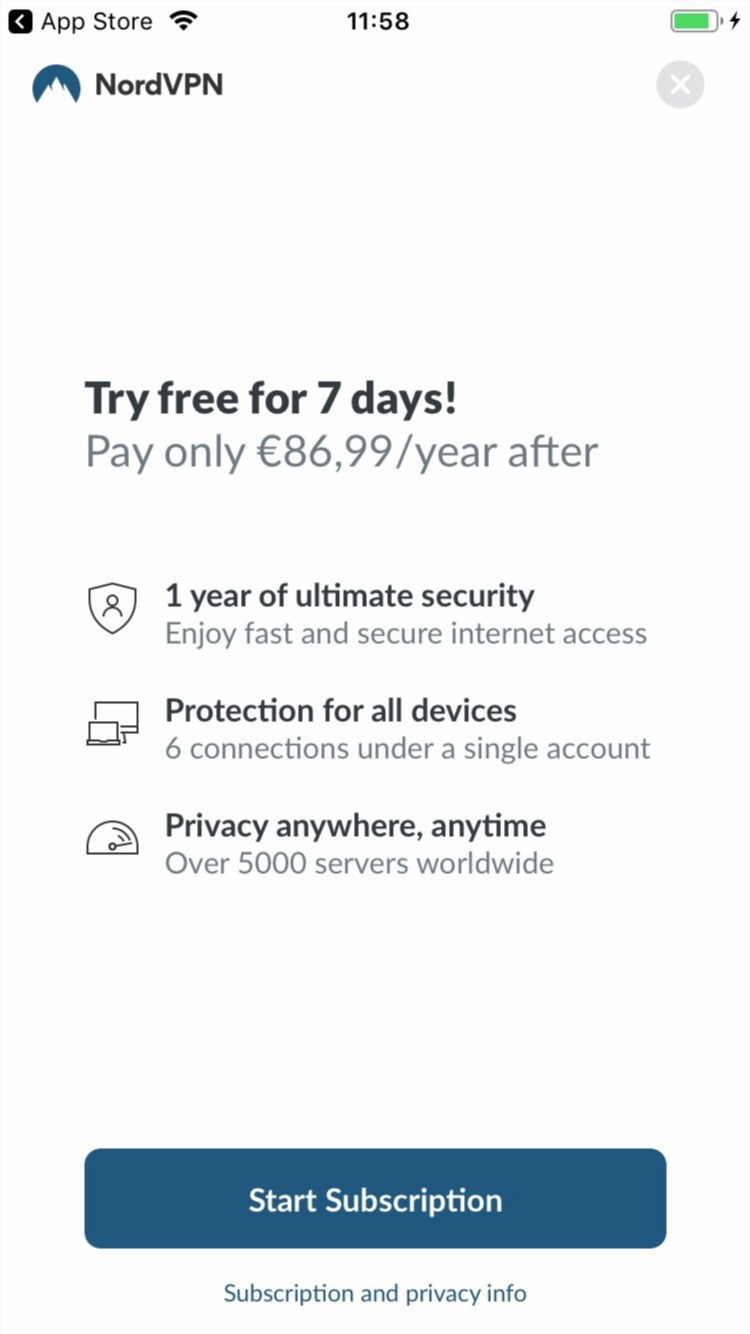 Бесплатный vpn для ios без регистрации