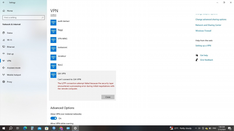 Как настроить l2tp vpn на windows 10
