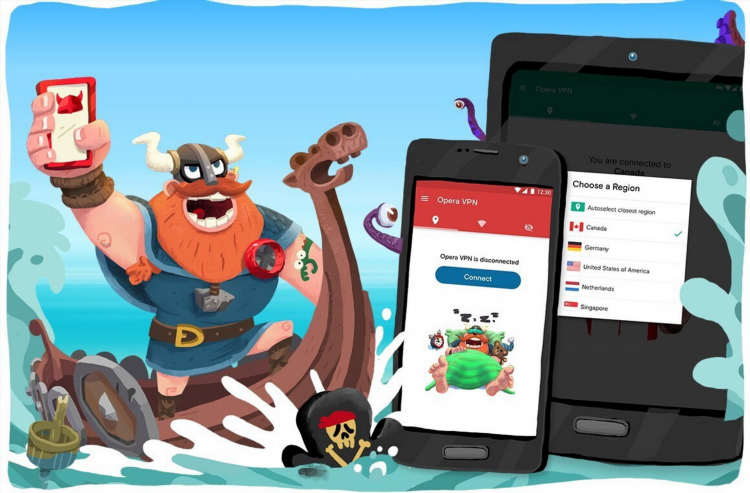 Как включить vpn в браузере опера