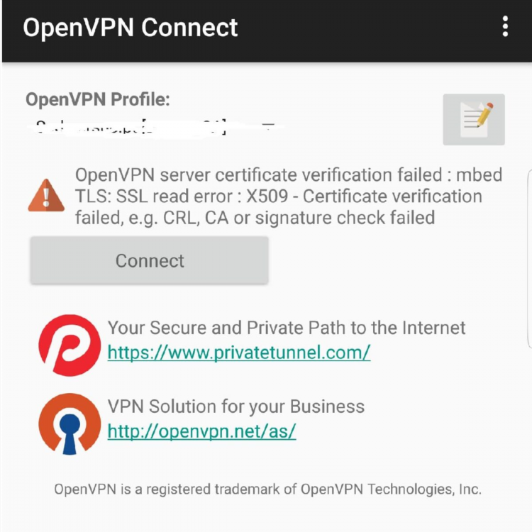 Настроить опен впн