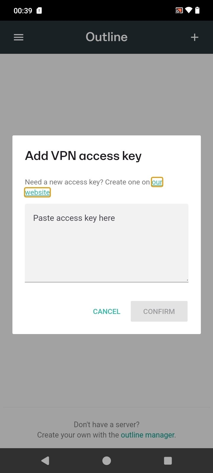 Vpn outline настройка